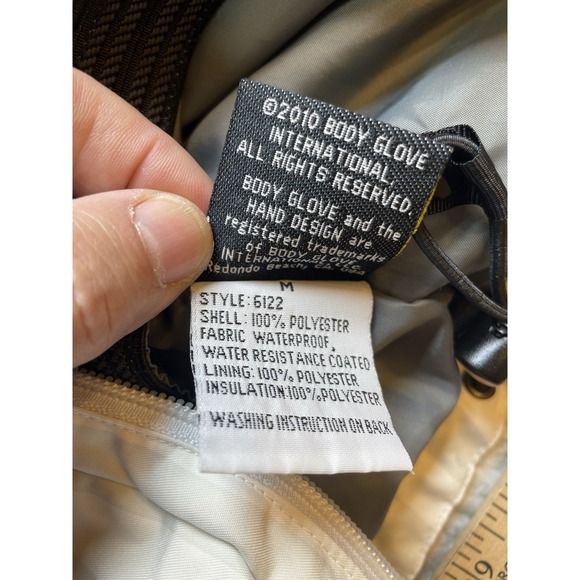 BODY GLOVE Snow Ski Snowboarding JACKET Womens Medium White Hood - Picture 9 of 12